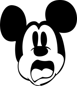 Scared Mickey Mouse